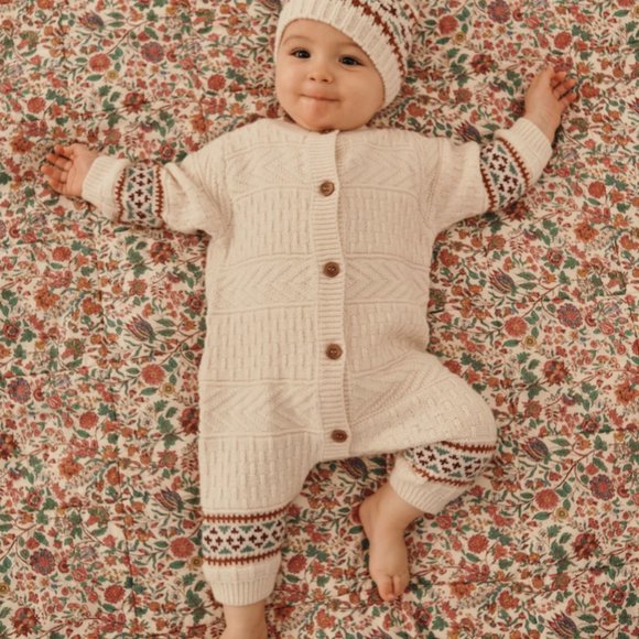 LOUISE MISHA Baby Noe wool-blend onesie